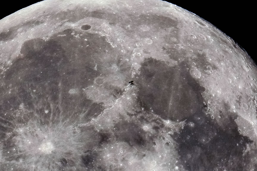 ISS Lunar Transit