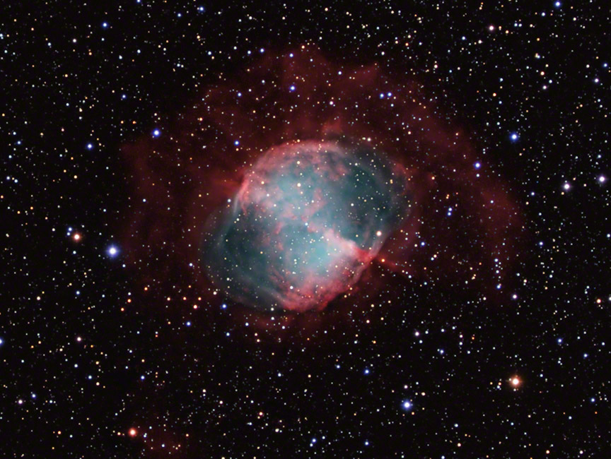 M27 - The Dumbbell Nebula with Outer Regions