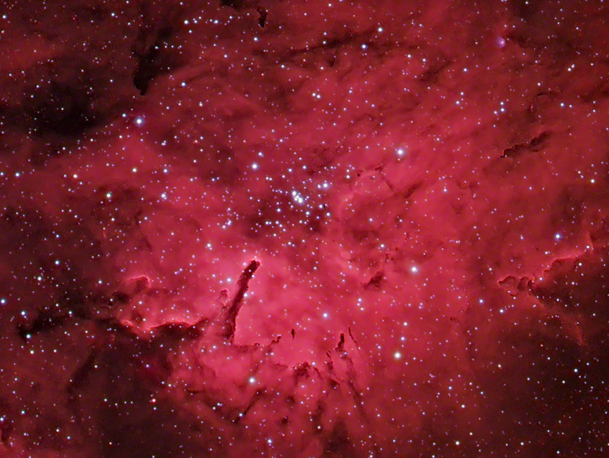Detail, Nebula NGC 6820