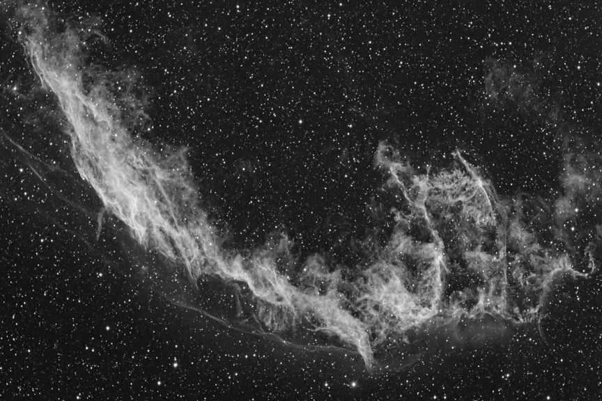 Eastern Veil Nebulain Ha light