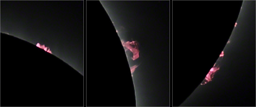 Prominences 2017-08-21