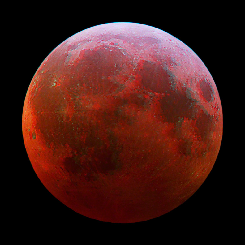 3-D Lunar Eclipse
