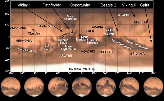 Mars Map