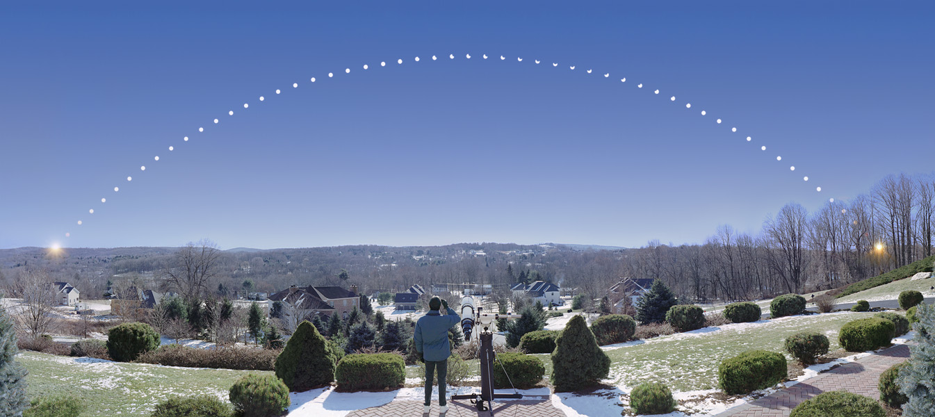 Partial Solar Eclipse, Christmas Day, 2000