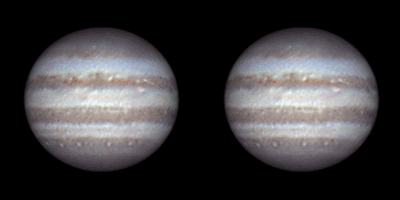Jupiter spinning, 2004