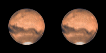 Mars rotating, 2003